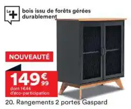 BUT Rangements 2 portes Gaspard offre
