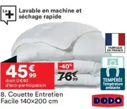 BUT Couette Entretien Facile 140x200 cm offre