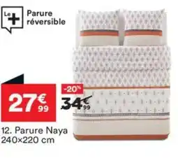 BUT Parure Naya 240x220 cm offre