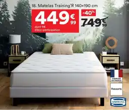 BUT Matelas Training'R 140x190 cm offre