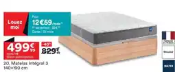 BUT Matelas Intégral 3 140x190 cm offre