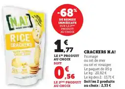 Hyper U N.A! Crackers offre
