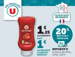 Hyper U U Ketchup offre