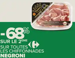 Carrefour Sur toutes les chiffonnades negroni offre