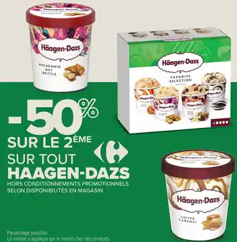 Carrefour Haagen dazs offre
