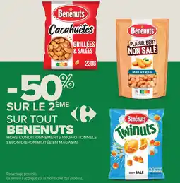 Carrefour Benenuts offre