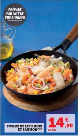 Hyper U Poelee de lieu noir et saumon offre