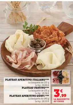 Hyper U Plateau aperitivo italiano offre