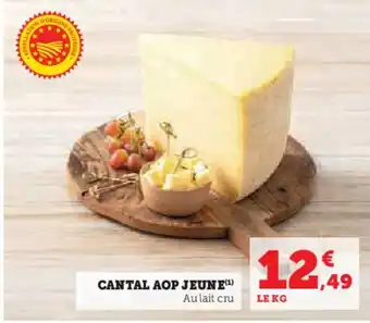 Hyper U Cantal aop jeune offre