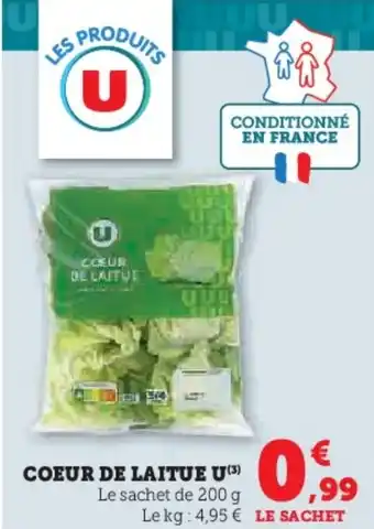 Hyper U U Coeur de laitue offre