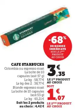 Hyper U STARBUCKS Cafe offre