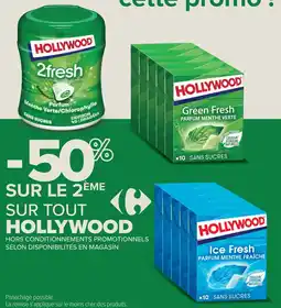 Carrefour Sur tout hollywood offre