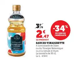 Hyper U Sauces vinaigrette offre