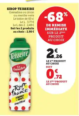 Hyper U TEISSEIRE Sirop offre