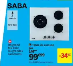 Conforama SABA Table de cuisson offre