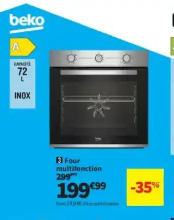 Conforama BEKO Four multifonction offre