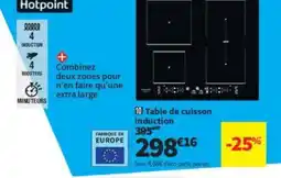 Conforama Table de cuisson induction offre