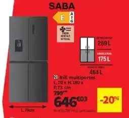 Conforama SABA multiportes offre