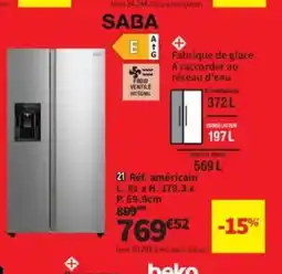 Conforama SABA américain offre