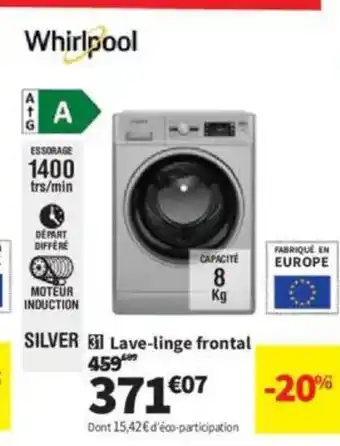 Conforama WHIRLPOOL Lave-linge frontal offre