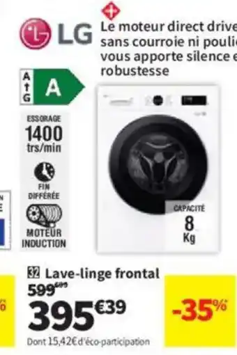 Conforama LG Lave-linge frontal offre