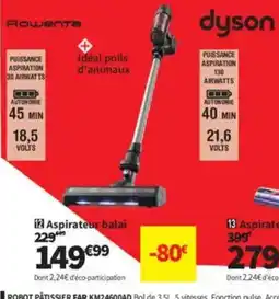 Conforama ROWENTA Aspirateur balai offre