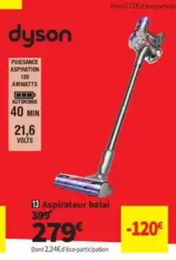 Conforama DYSON Aspirateur balai offre