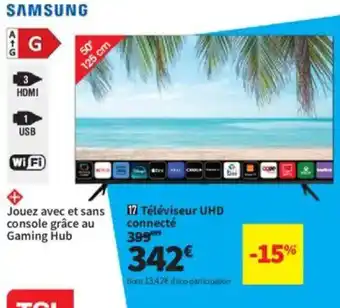 Conforama SAMSUNG Téléviseur UHD connecté offre