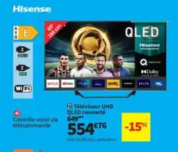 Conforama HISENSE Téléviseur UHD QLED connecté offre