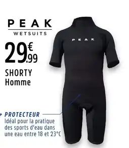 Intersport PEAK WETSUITS Shorty homme offre