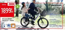 Intersport Vtc électrique crosscity + adulte offre