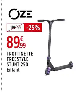 Intersport Trottinette freestyle offre