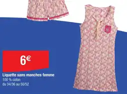 Cora x Carrefour Liquette sans manches femme offre