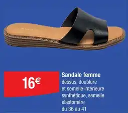 Cora x Carrefour Sandale femme offre
