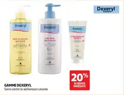 Auchan Gamme dexeryl offre
