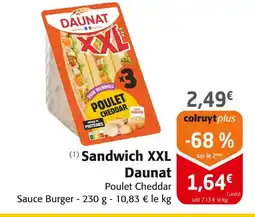 Colruyt Daunat Sandwich XXL offre