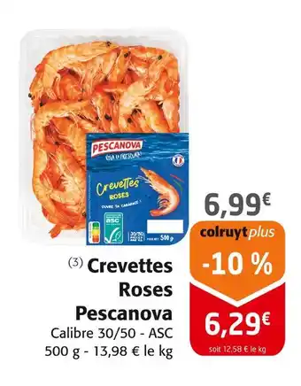 Colruyt Pescanova Crevettes Roses offre