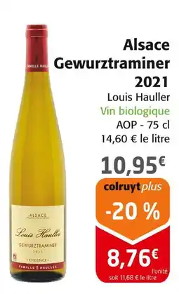 Colruyt Alsace Gewurztraminer 2021 offre