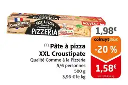 Colruyt Croustipate Pâte à pizza XXL offre