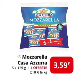 Colruyt Casa Azzurra Mozzarella offre
