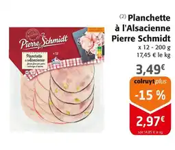 Colruyt Pierre Schmidt Planchette à l'Alsacienne offre