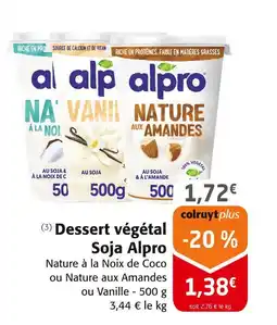 Colruyt Alpro Dessert végétal Soja offre