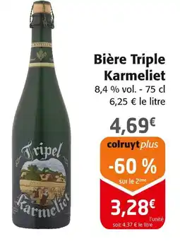 Colruyt Tripel Karmeliet Bière Triple offre