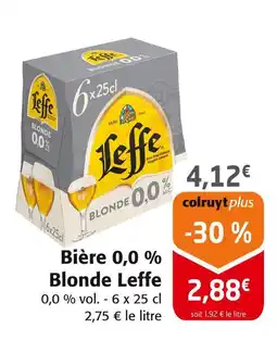 Colruyt Leffe Bière 0,0 % Blonde offre