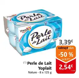 Colruyt Yoplait Perle de Lait offre