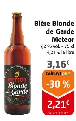 Colruyt Meteor Bière Blonde de Garde offre