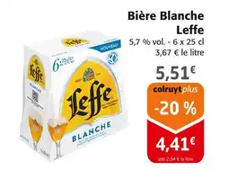 Colruyt Leffe Bière Blanche offre