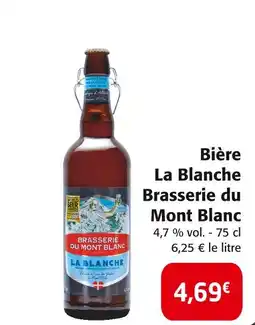 Colruyt Brasserie du Mont Blanc Bière La Blanche offre