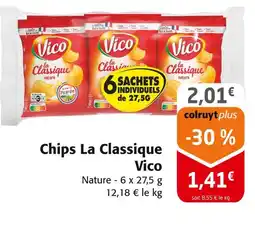 Colruyt Vico Chips La Classique offre