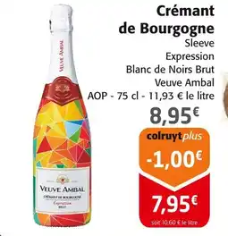 Colruyt Veuve Ambal Crémant de Bourgogne offre